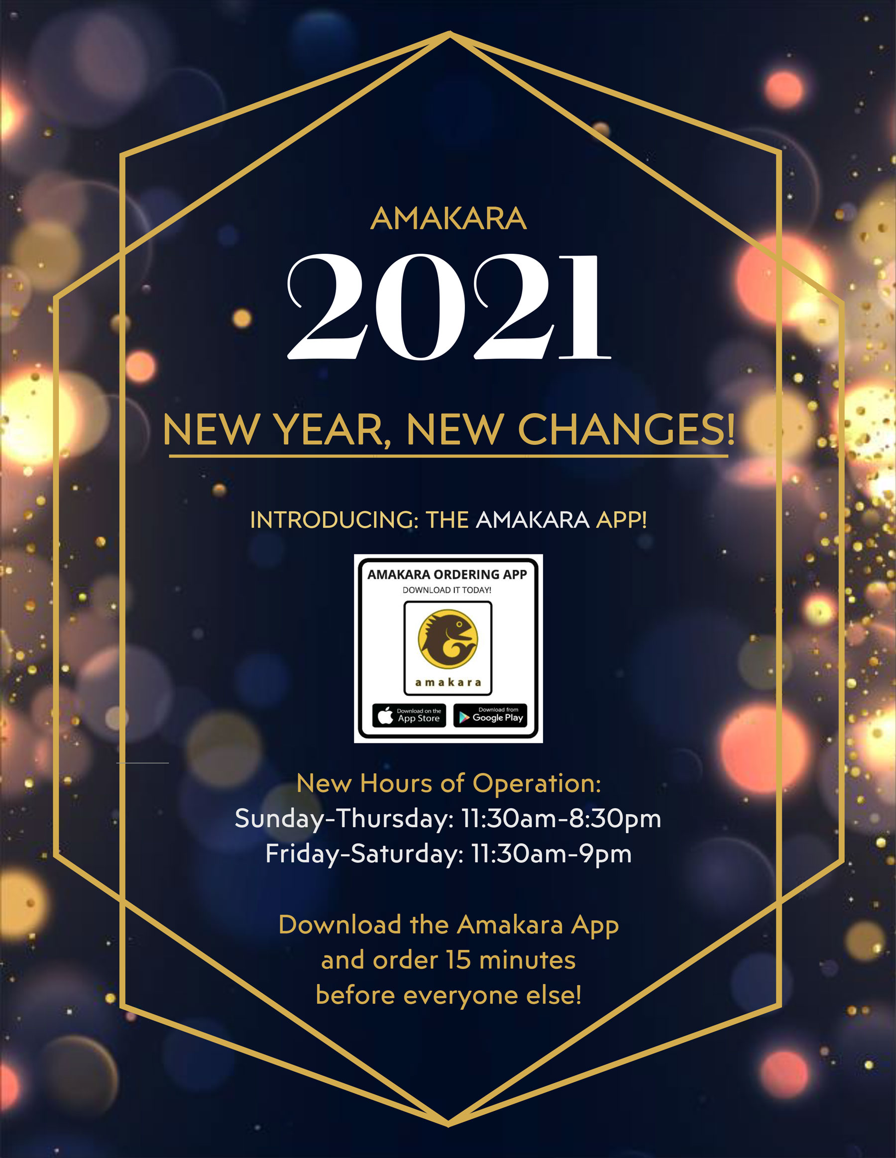 Amakara 2021 - New Year, New Changes
